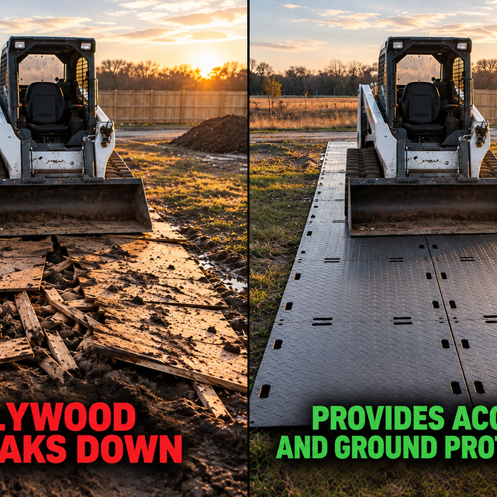 Plywood vs. Ground Protection Mats: Which Is Right for Your Project?