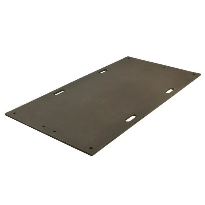 Alturnamat® Ground Protection Mat - 3' W x 6' L - 120 Ton Load Capacity - Diamond Tread One Side -  Black