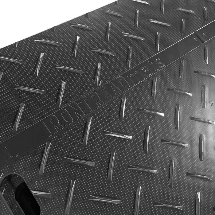 Ground Protection Mat - Heavy Duty - Diamond Tread Pattern - HDPE