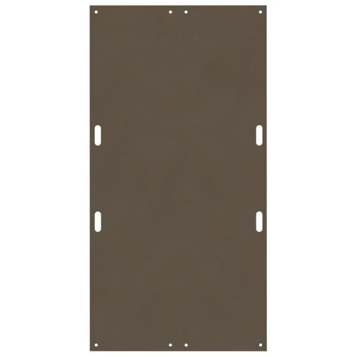 Alturnamat® Ground Protection Mat - 4' W x 8' L - Hand Holes - Diamond Tread One Side -  Black