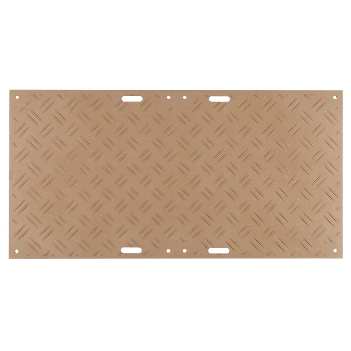 Duradeck® Ground Protection Mat - 4' x 8' - Beige - Lightweight Composite HDPE