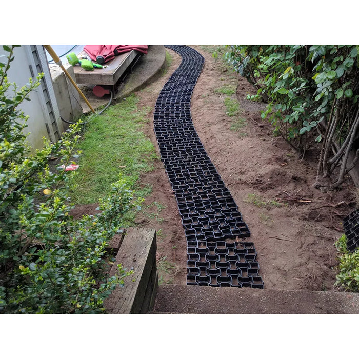 GeoGrid® Permeable Ground Stabilization Tile - 19.5" W x 19.5" L x 1.6" H - 2.64 SQ FT