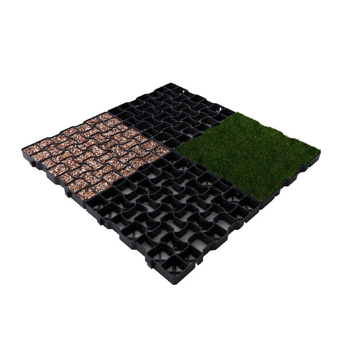 GeoGrid® Permeable Ground Stabilization Tile - 19.5" W x 19.5" L x 1.6" H - 2.64 SQ FT