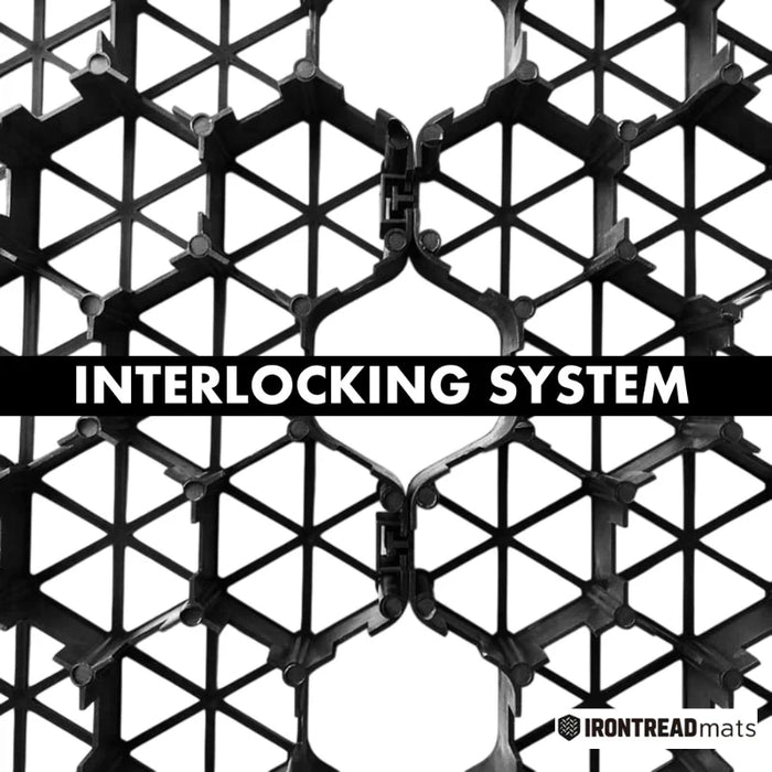 IronTread Mats Permeable Paver - 19.6" W x 19.6" L x 1.6" H - 2.64 SQ FT