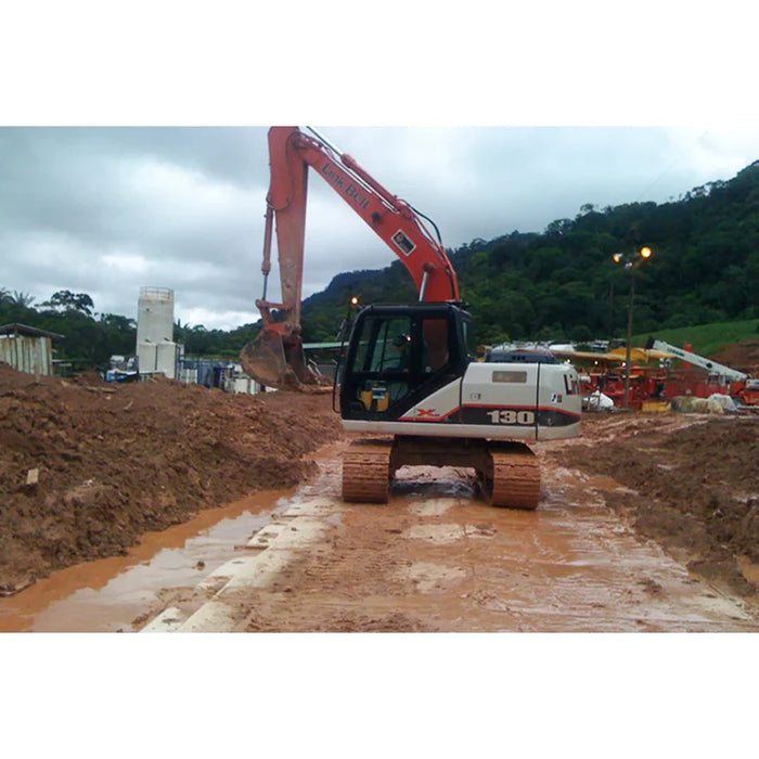 MegaDeck Heavy-Duty Composite Access Mat - 14' x 7.5' Orange HDPE