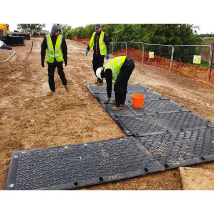 RhinoGuard Ground Protection Mat - 4' Wide X 8' Long - Black