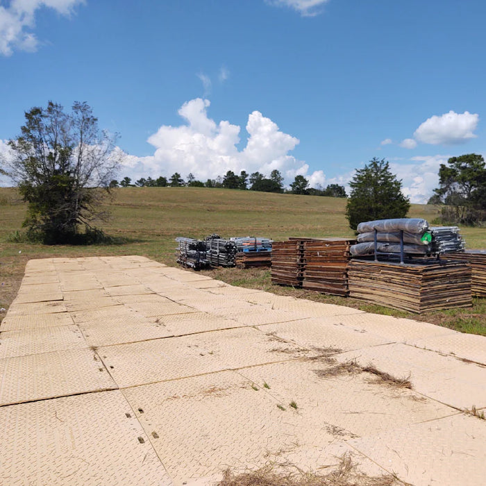 Scout Mats Composite Ground Protection Mat - 4' W x 8' L - Tan