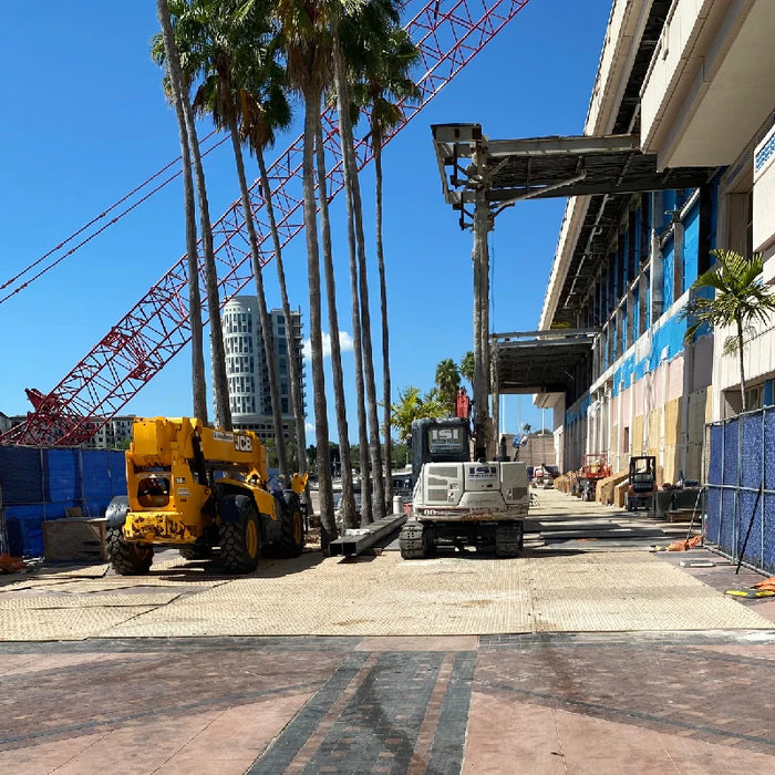 Scout Mats Composite Ground Protection Mat - 4' W x 8' L - Tan