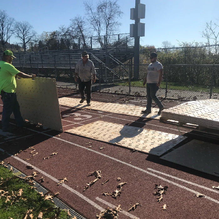 Scout Mats Composite Ground Protection Mat - 4' W x 8' L - Tan