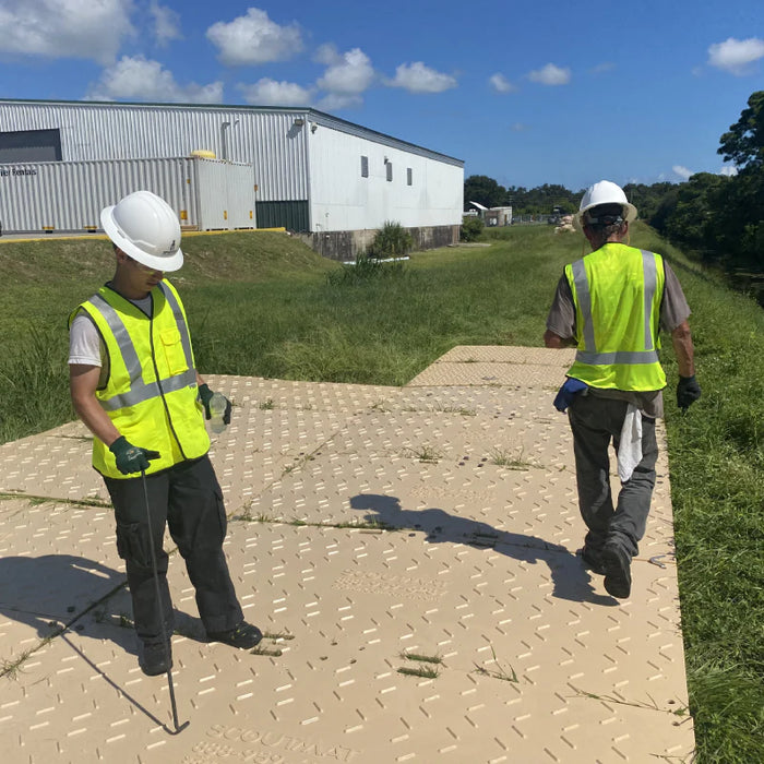 Scout Mats Composite Ground Protection Mat - 4' W x 8' L - Tan