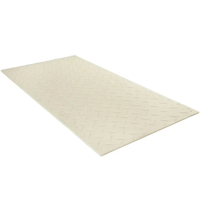 Alturnamat® Ground Protection Mat - 4' W x 8' L - Diamond Tread Both Sides - Clear