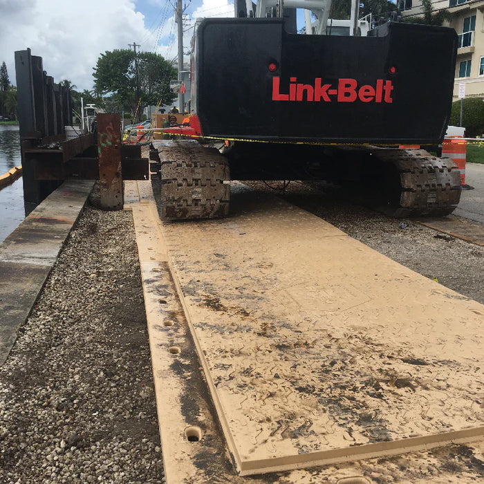 System7 Heavy Duty Ground Protection Access Mat - 8' W x 14' L - Tan