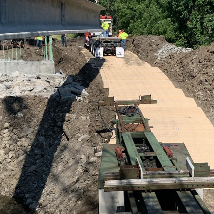 System7 Heavy Duty Ground Protection Access Mat - 8' W x 14' L - Tan