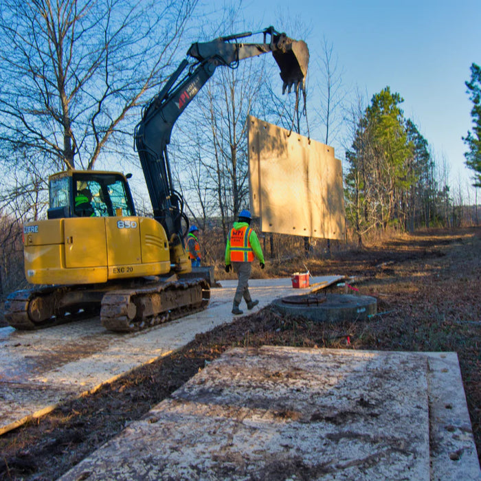 System7 Heavy Duty Ground Protection Access Mat - 8' W x 14' L - Tan