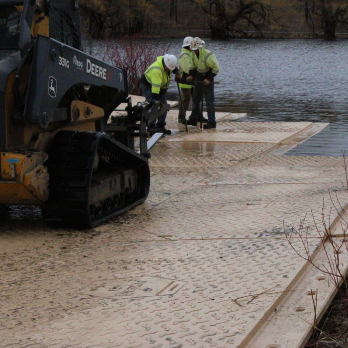 System7 Heavy Duty Ground Protection Access Mat - 8' W x 14' L - Tan