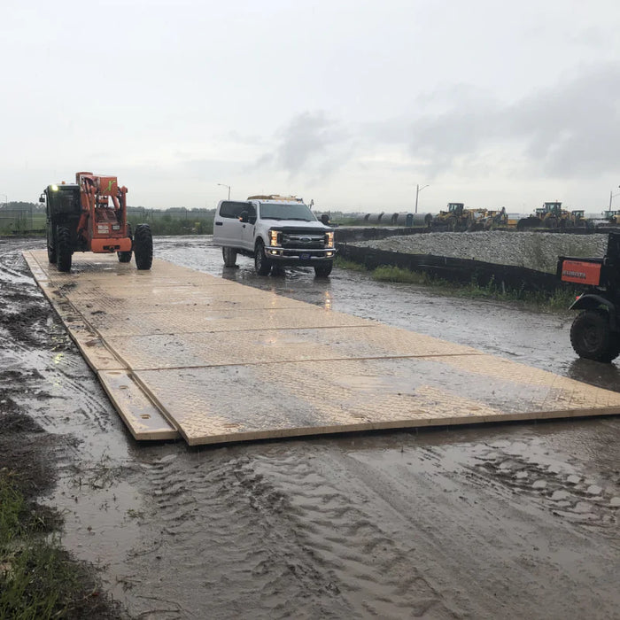 System7 Heavy Duty Ground Protection Access Mat - 8' W x 14' L - Tan