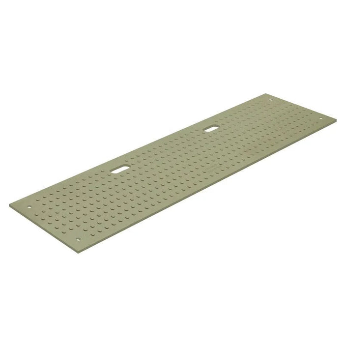 TrakMat® Ground Protection Mat - 2' W x 8' L - Power Cylinder Nub Tread Both Sides - Green