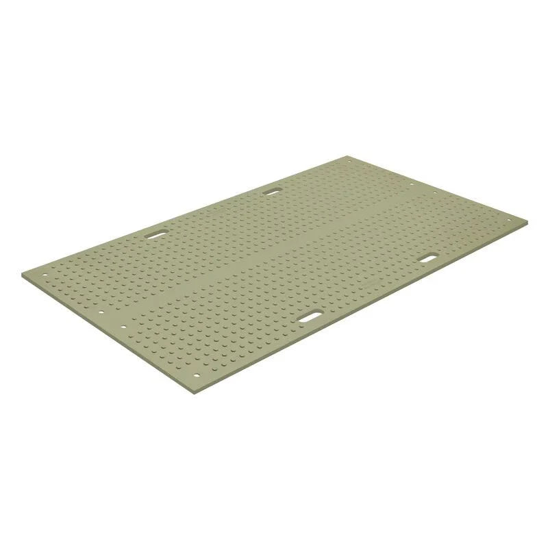 TrakMat® Ground Protection Mat - 4' W x 8' L - Power Cylinder Nub Trea ...