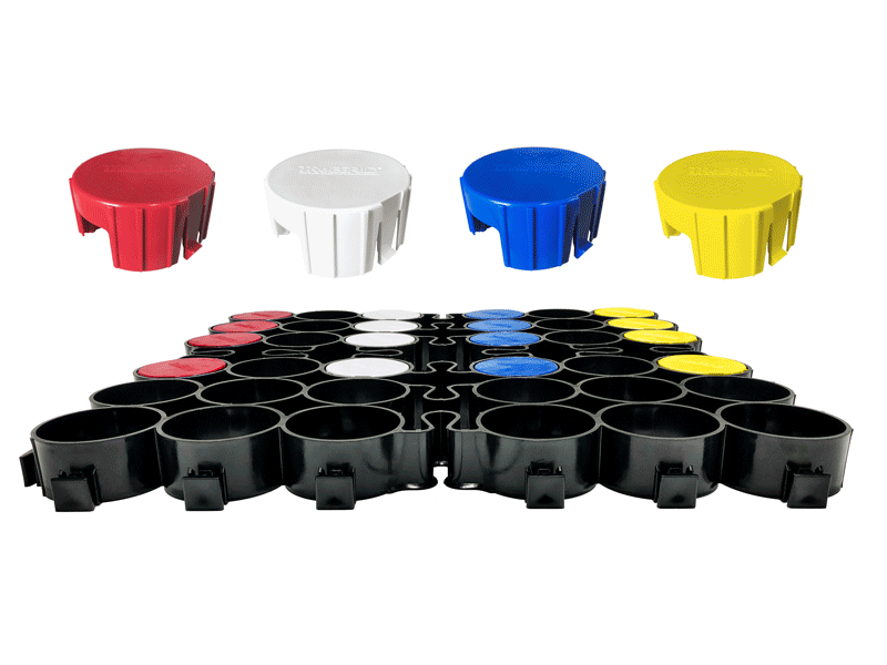 TrueGrid® Pro-Lite Plastic Permeable Paver Grid - 24" W x 24" L x 1" H - 4 SQ FT