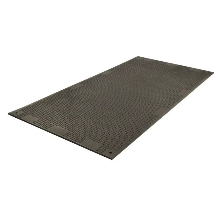 Versamat® Ground Protection Mat - 2' W x 4' L - Load Capacity 120 Ton - Black
