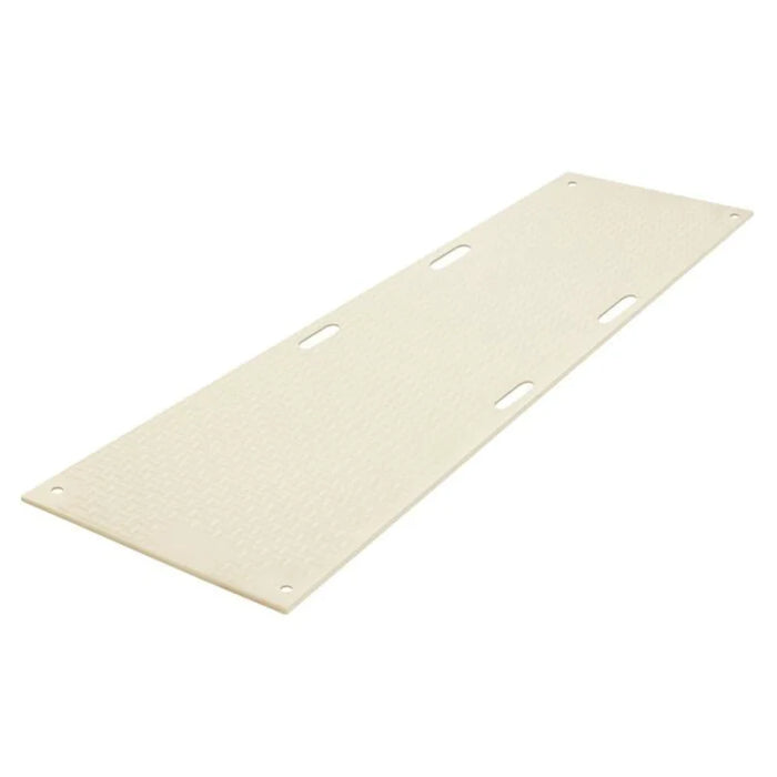 Versamat® Ground Protection Mat - 2' W x 8' L - Hand Holes - Added Tread Both Sides - Clear