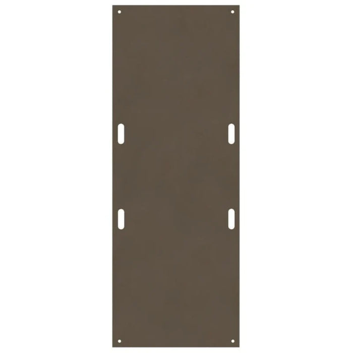 Versamat® Ground Protection Mat - 3' W x 8' L - Hand Holes - Added Tread One Side - Black