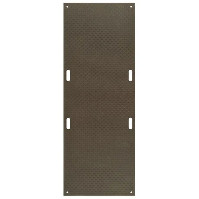 Versamat® Ground Protection Mat - 3' W x 8' L - Hand Holes - Load Capacity 120 Ton - Black