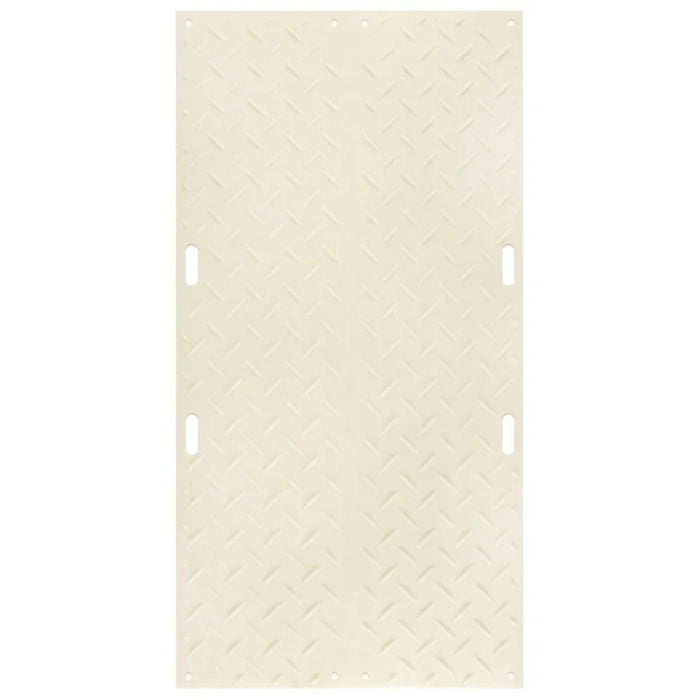 Versamat® Ground Protection Mat - 4' W x 8' L - Slip Resistant - Load Capacity 120 Ton - Clear