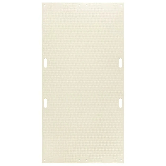 Versamat® Ground Protection Mat - 4' W x 8' L - Slip Resistant - Load Capacity 120 Ton - Clear