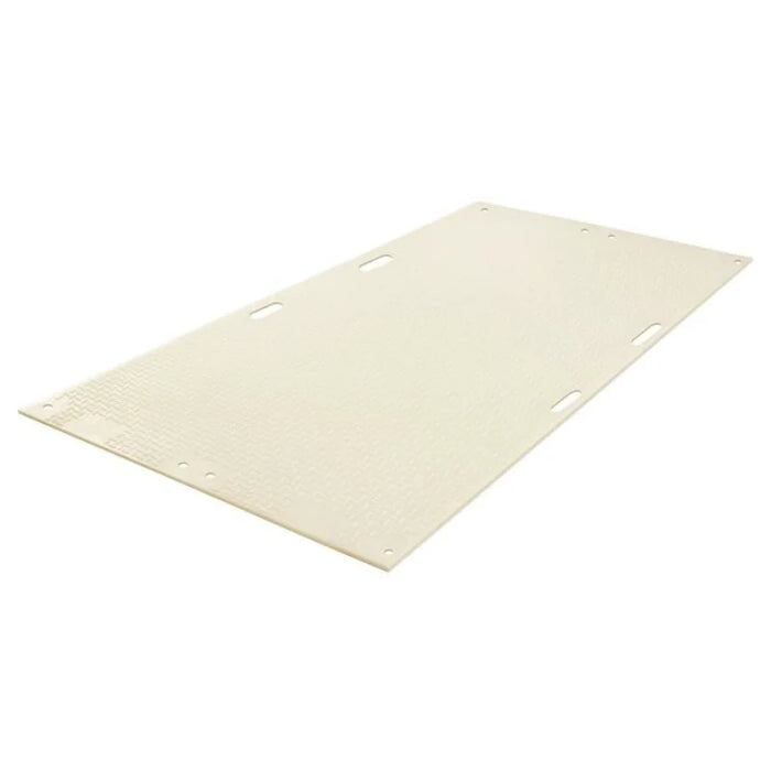 Versamat® Ground Protection Mat - 4' W x 8' L - Hand Holes - Load Capacity 120 Ton - Clear